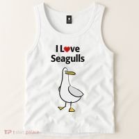I Love Seagulls Tank Top thumb 2