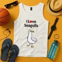 I Love Seagulls Tank Top thumb 4