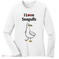 I Love Seagulls Women's Long Sleeve Shirt thumb 0