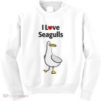 I Love Seagulls Kids Sweatshirt thumb 0