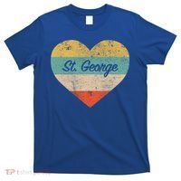 I Love St George Utah Vintage Distressed Retro Great Gift T-Shirt thumb 0