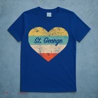 I Love St George Utah Vintage Distressed Retro Great Gift T-Shirt thumb 5