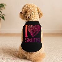 I Love Skiing For Ski Lovers Gift Doggie Tank thumb 2