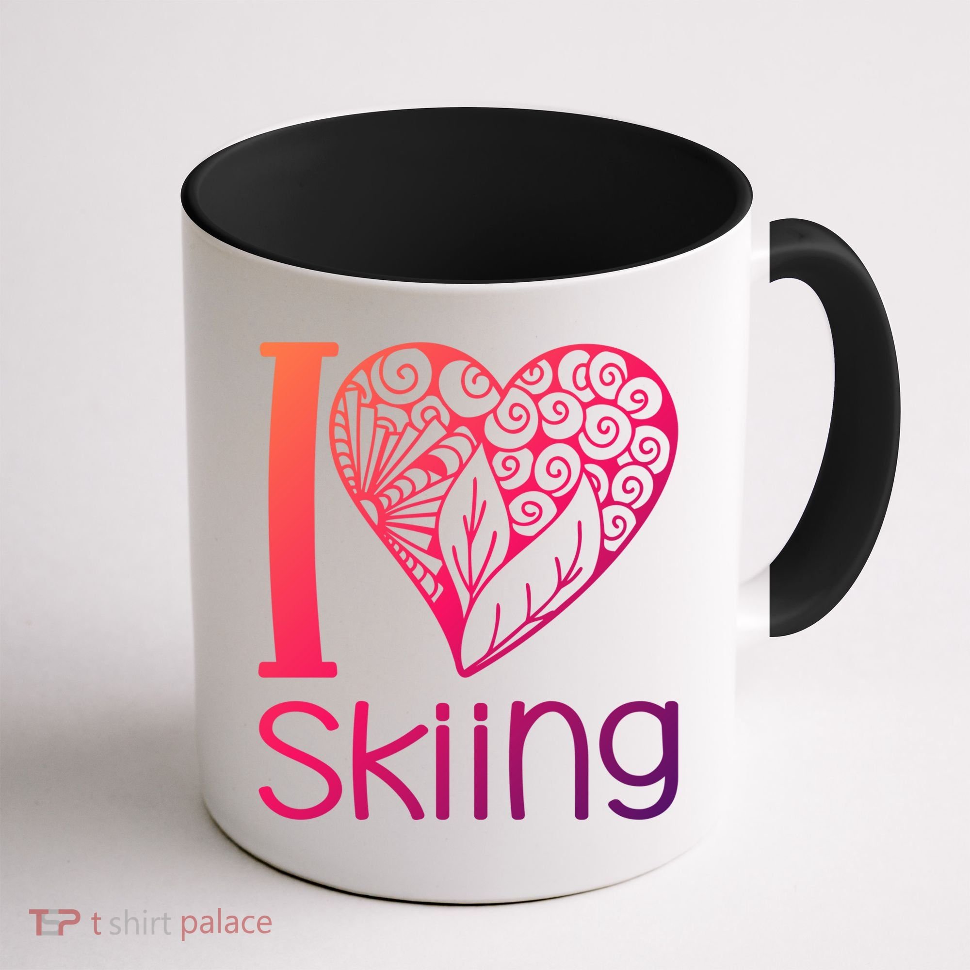I Love Skiing For Ski Lovers Gift Coffee Mug