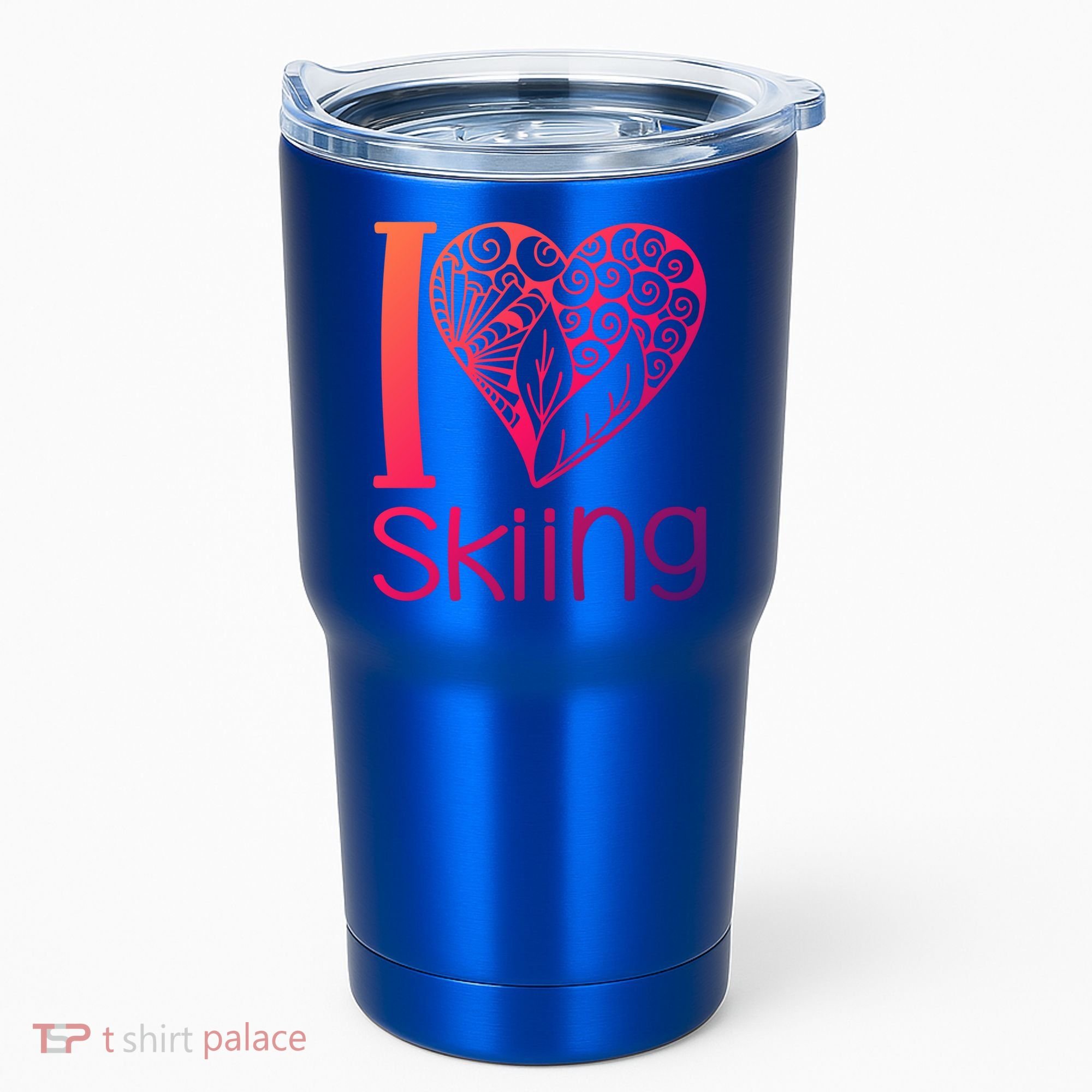 I Love Skiing For Ski Lovers Gift Tumbler