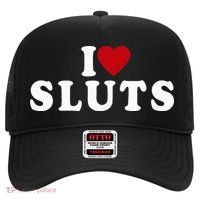 I Love Sluts Heart Hat thumb 0