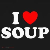 I Love Soup Funny Stew Hot Food Stone Crock Pot Comfort Fan T-Shirt thumb 7
