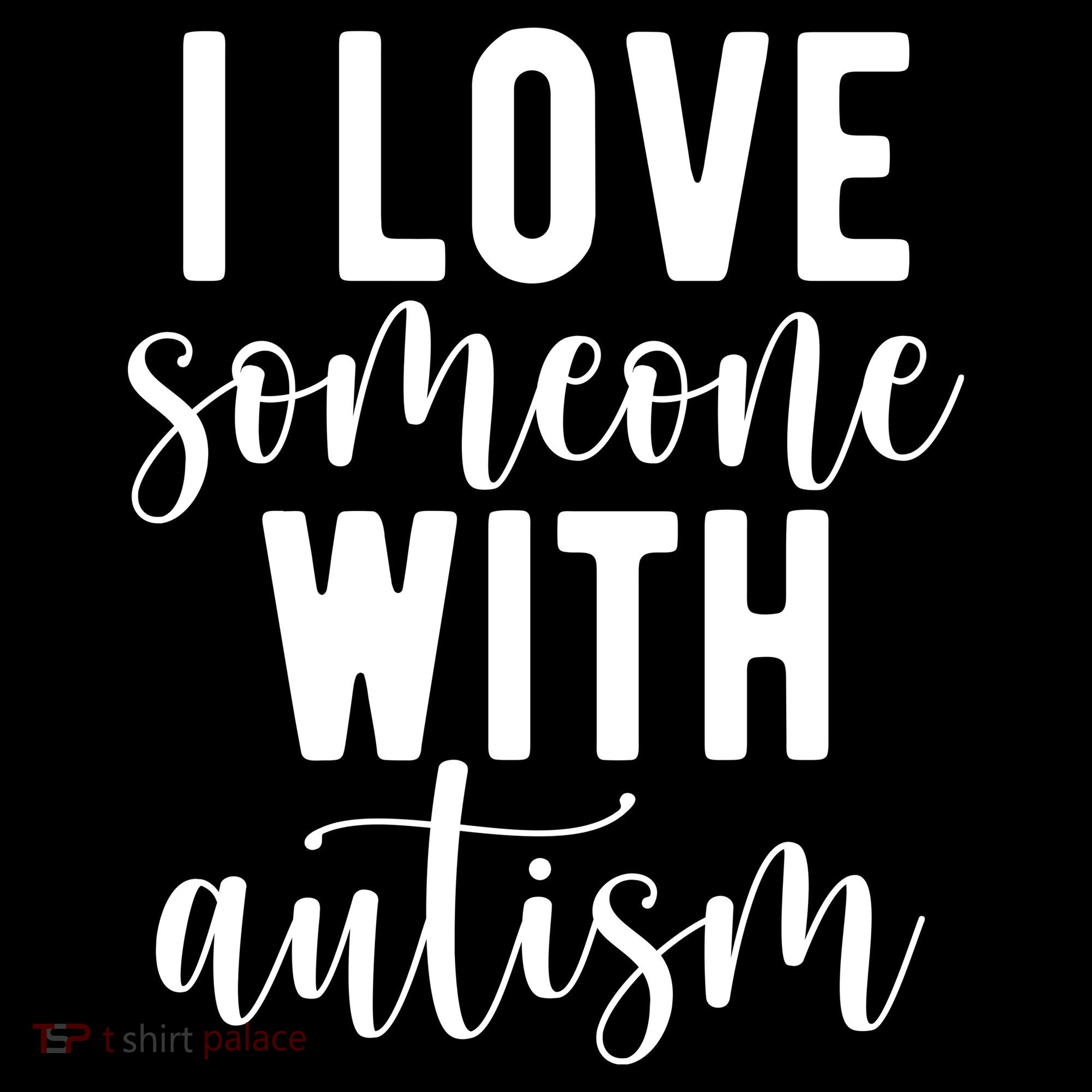I Love Someone With Autism USA-Made Doggie Bandana