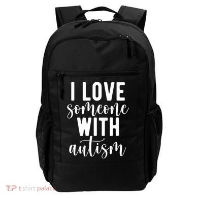 I Love Someone With Autism Backpack