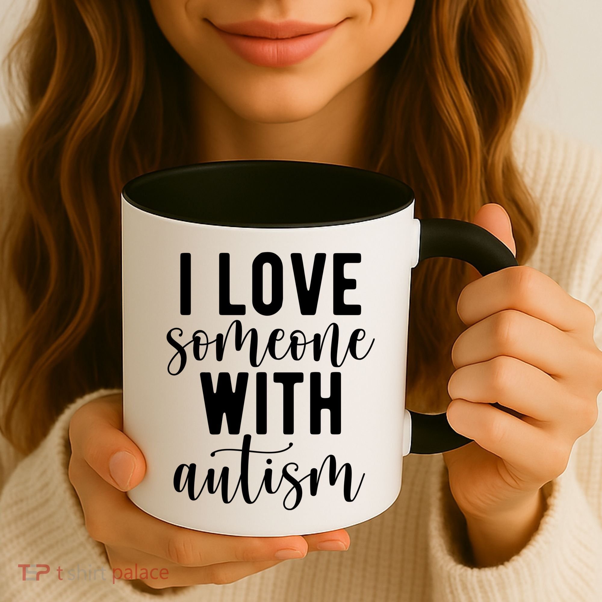 I Love Someone With Autism Coffee Mug