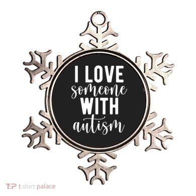 I Love Someone With Autism Ornament