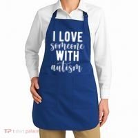 I Love Someone With Autism Apron thumb 2
