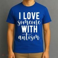 I Love Someone With Autism T-Shirt thumb 3