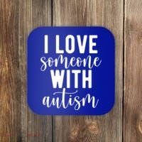 I Love Someone With Autism Coaster thumb 0