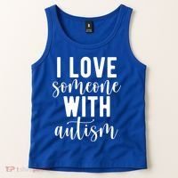 I Love Someone With Autism Tank Top thumb 2