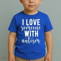 I Love Someone With Autism Toddler T-Shirt thumb 2