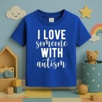 I Love Someone With Autism Toddler T-Shirt thumb 3