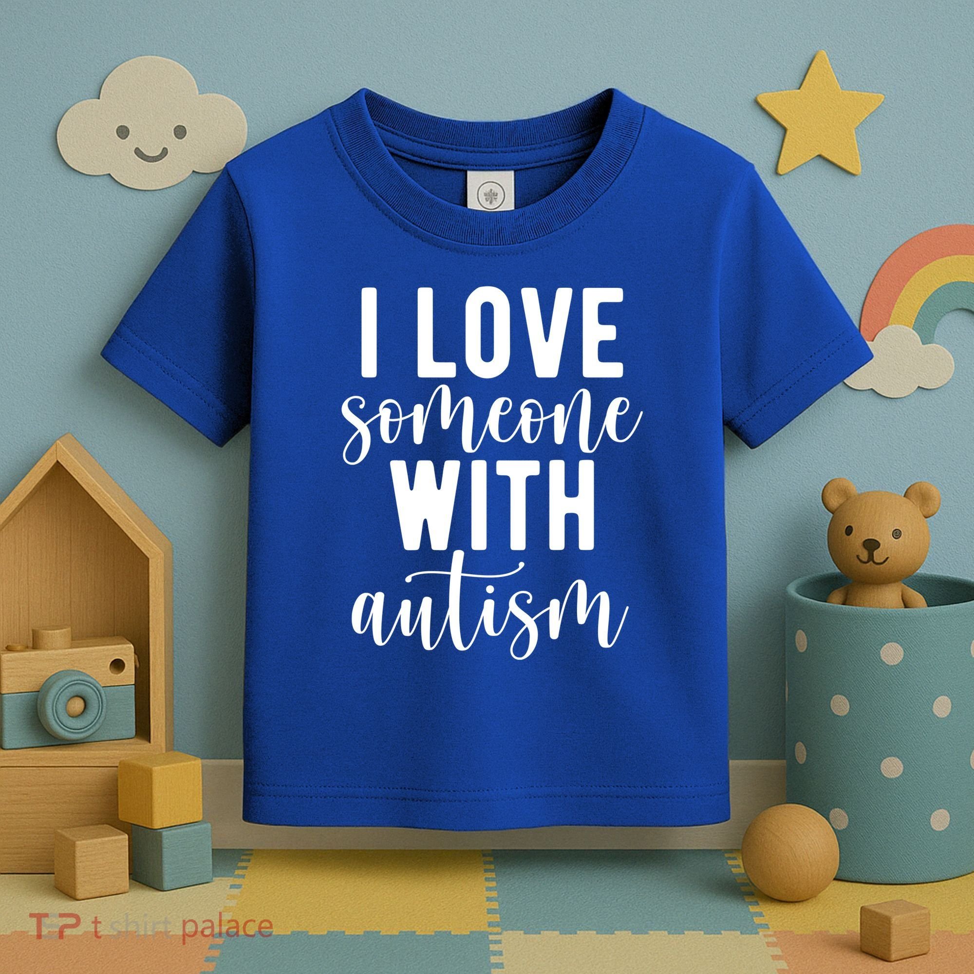 I Love Someone With Autism Toddler T-Shirt
