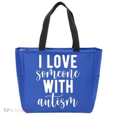 I Love Someone With Autism Tote Bag
