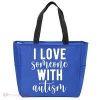 I Love Someone With Autism Tote Bag thumb 0