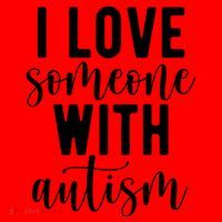 I Love Someone With Autism Santa Hat thumb 1