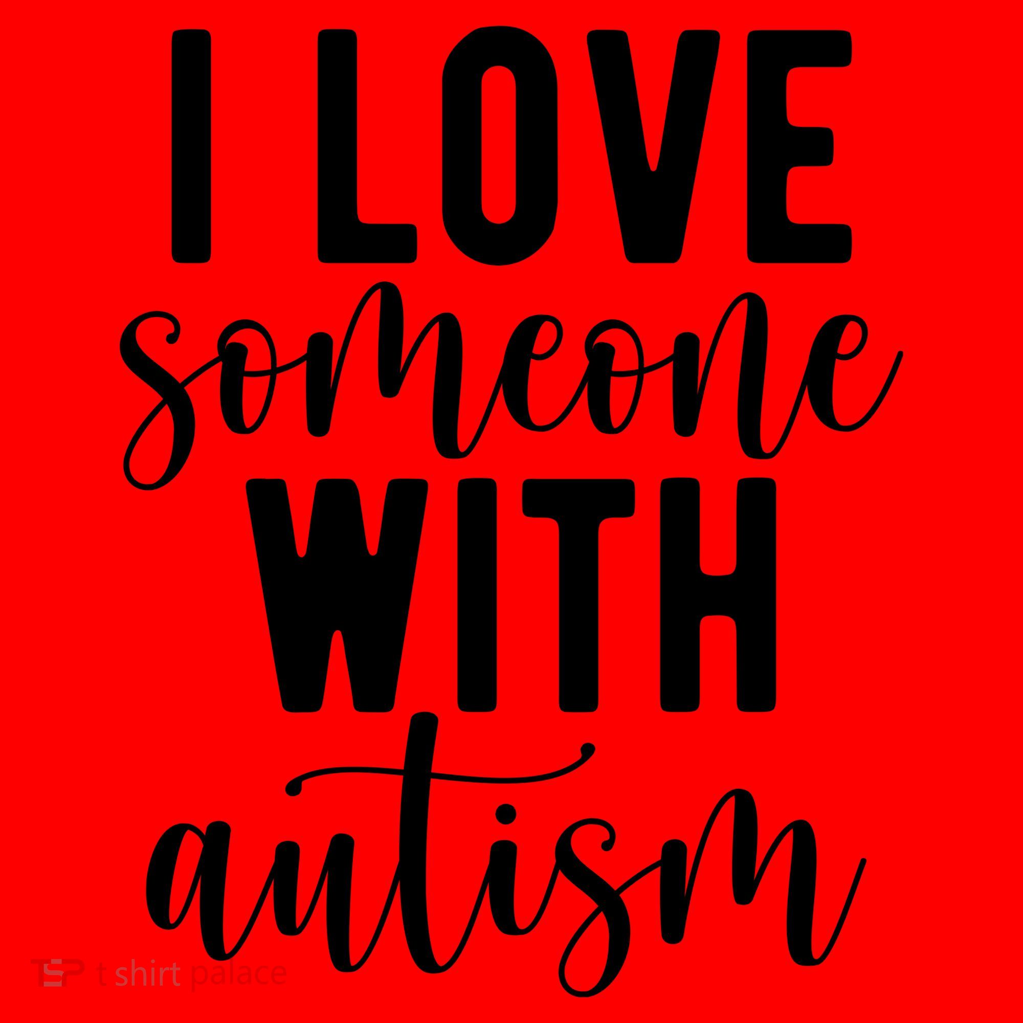 I Love Someone With Autism Santa Hat