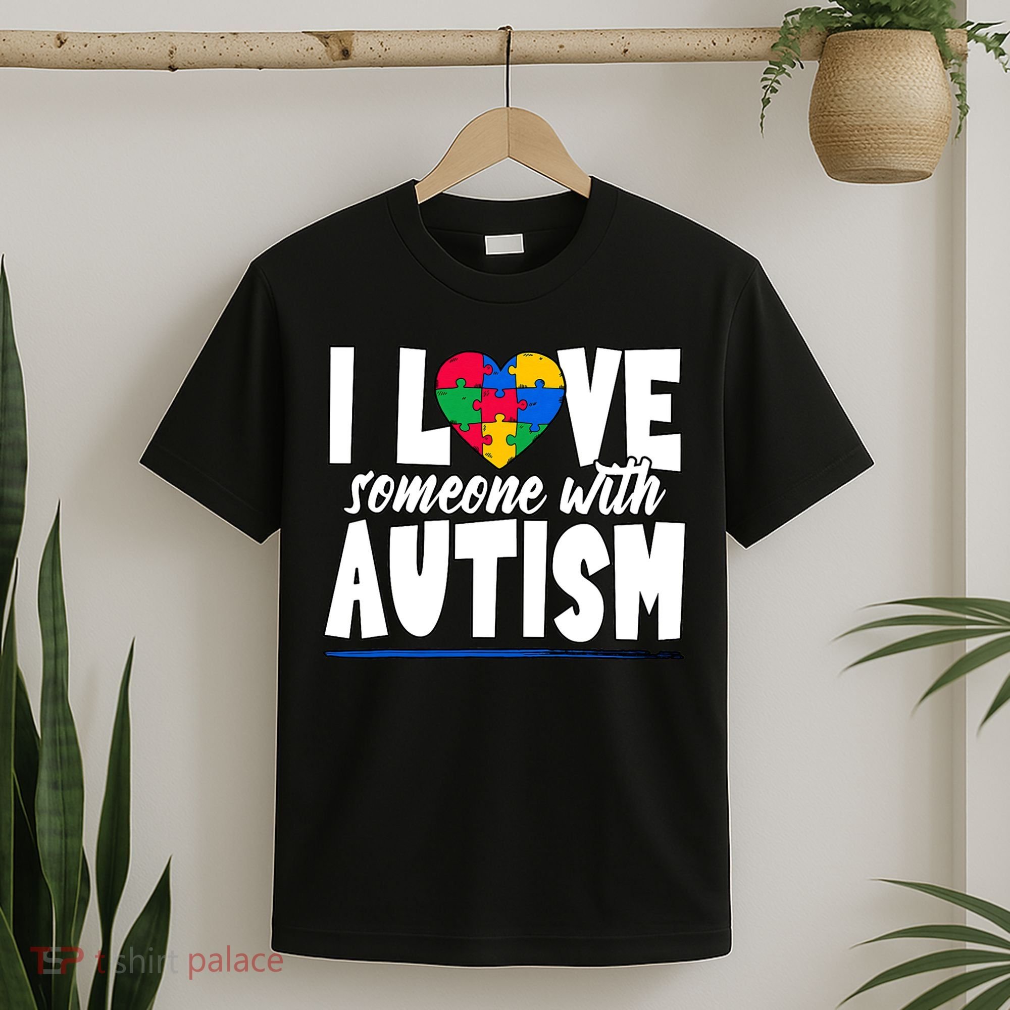 I Love Someone With Autism Awareness Month T-Shirt