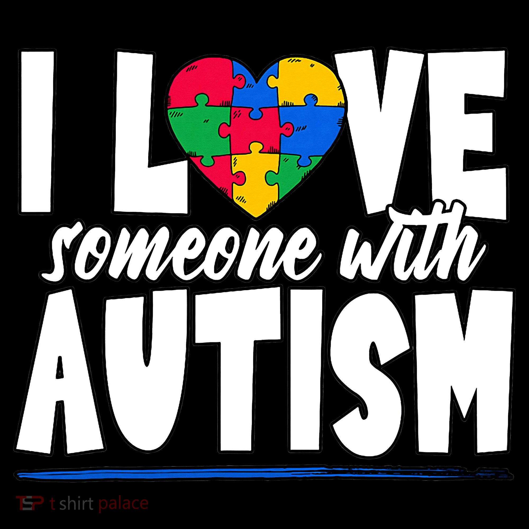 I Love Someone With Autism Awareness Month Women's Hoodie