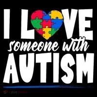 I Love Someone With Autism Awareness Month Mousepad thumb 1