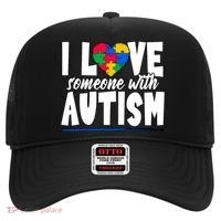 I Love Someone With Autism Awareness Month Hat thumb 0