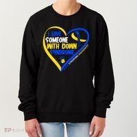 I Love Someone With Down Syndrome Awareness Women's Sweatshirt thumb 0