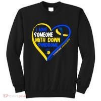 I Love Someone With Down Syndrome Awareness Sweatshirt thumb 0