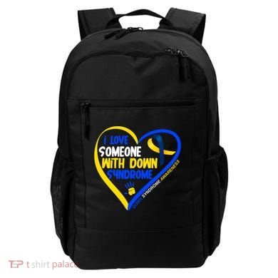 I Love Someone With Down Syndrome Awareness Backpack