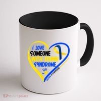 I Love Someone With Down Syndrome Awareness Coffee Mug thumb 1