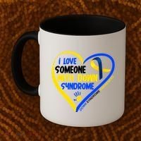 I Love Someone With Down Syndrome Awareness Coffee Mug thumb 2
