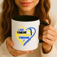 I Love Someone With Down Syndrome Awareness Coffee Mug thumb 3