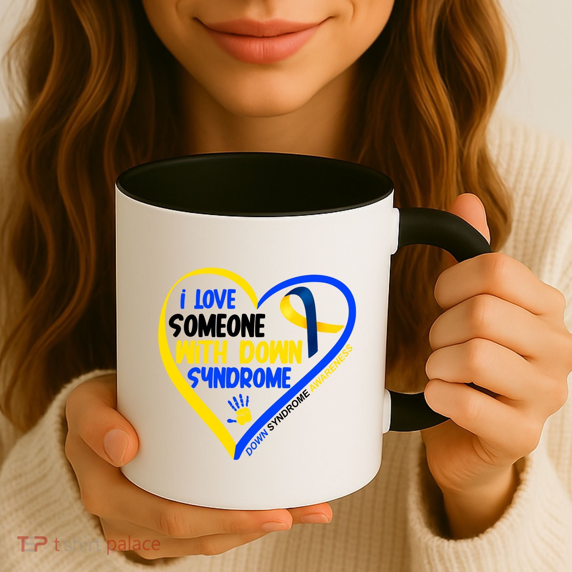 I Love Someone With Down Syndrome Awareness Coffee Mug