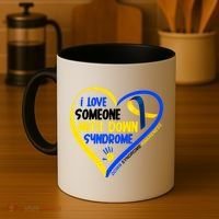I Love Someone With Down Syndrome Awareness Coffee Mug thumb 4