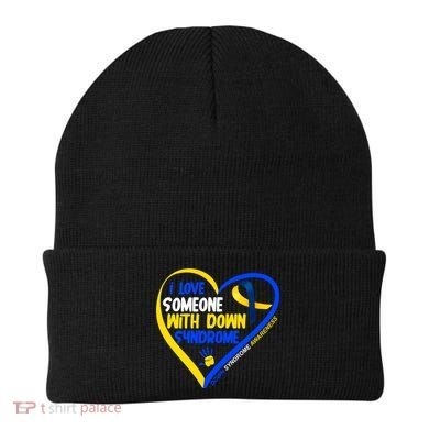 I Love Someone With Down Syndrome Awareness Beanie
