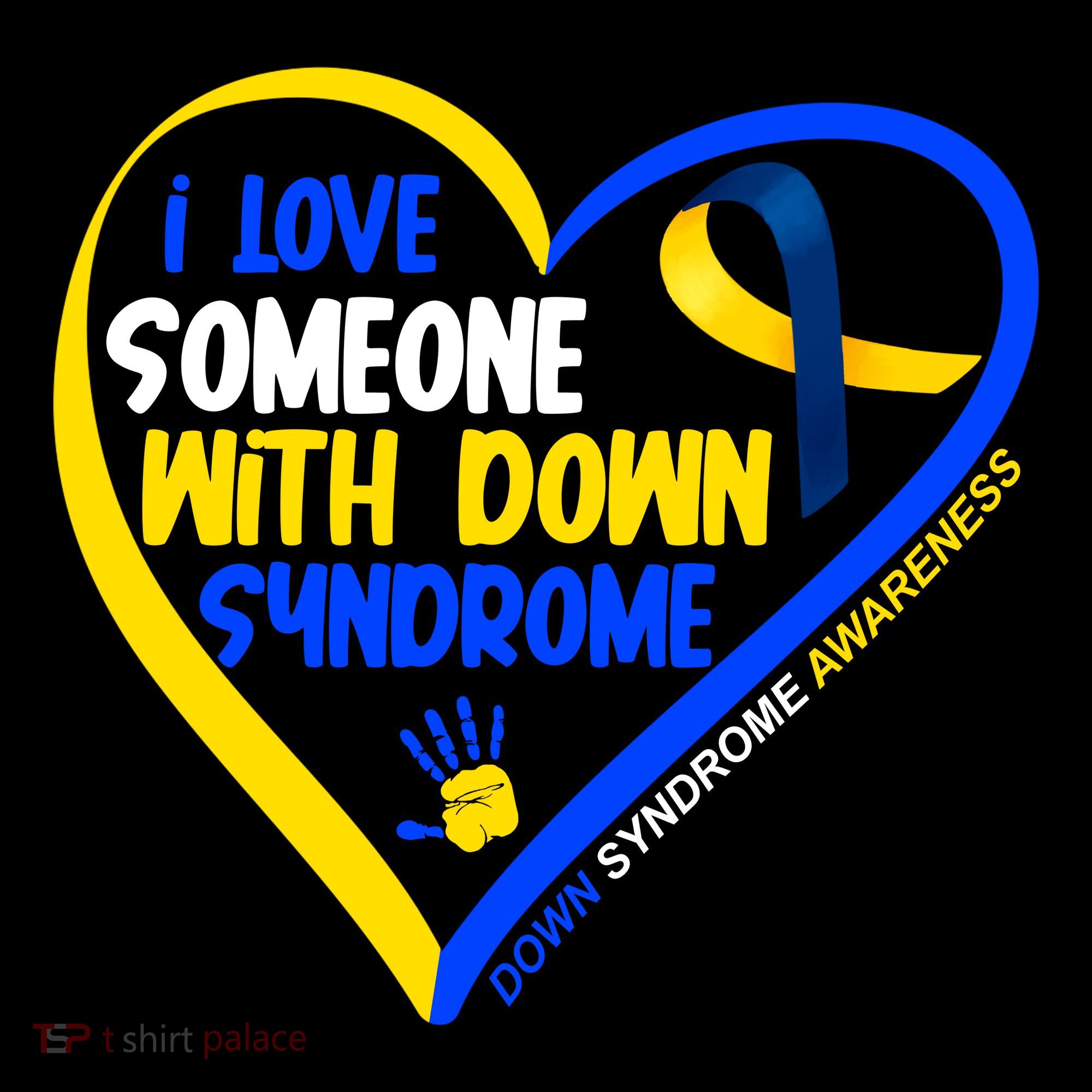 I Love Someone With Down Syndrome Awareness Women's Hoodie