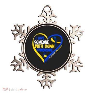 I Love Someone With Down Syndrome Awareness Ornament