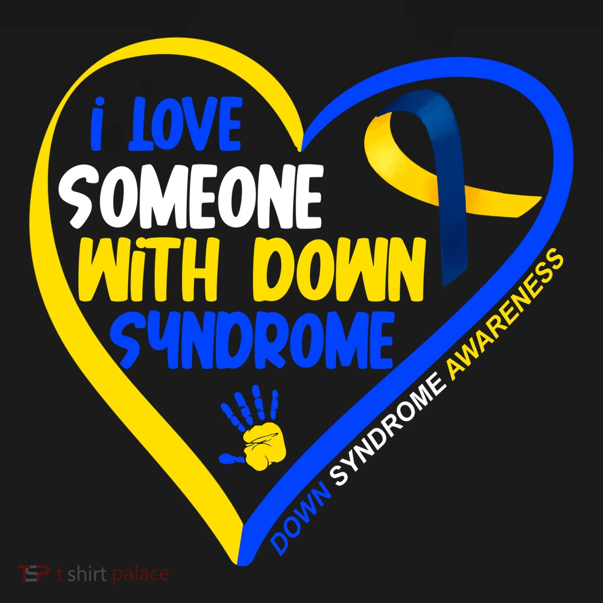 I Love Someone With Down Syndrome Awareness Ornament