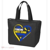I Love Someone With Down Syndrome Awareness Tote Bag thumb 3