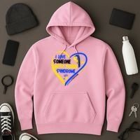 I Love Someone With Down Syndrome Awareness Hoodie thumb 3