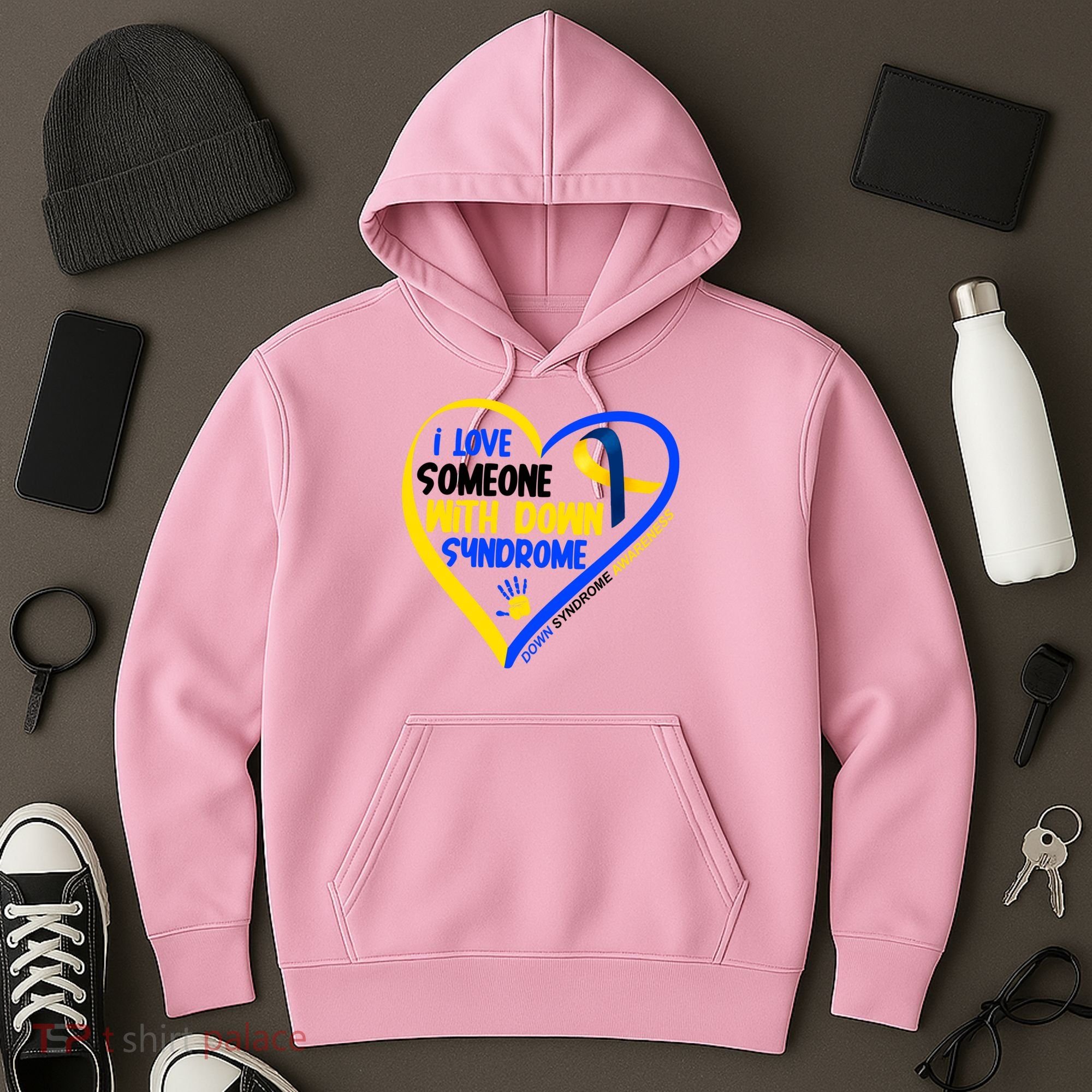 I Love Someone With Down Syndrome Awareness Hoodie