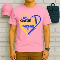 I Love Someone With Down Syndrome Awareness T-Shirt thumb 6