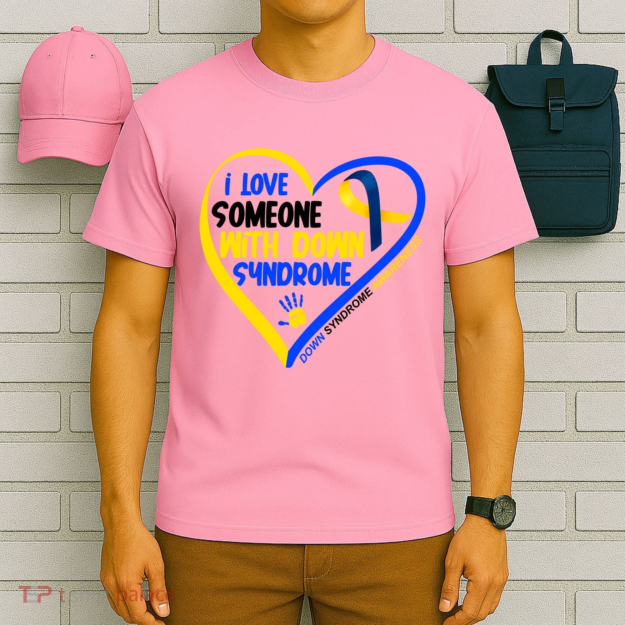 I Love Someone With Down Syndrome Awareness T-Shirt