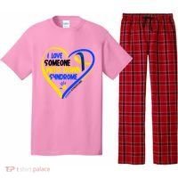 I Love Someone With Down Syndrome Awareness Pajama Set thumb 0