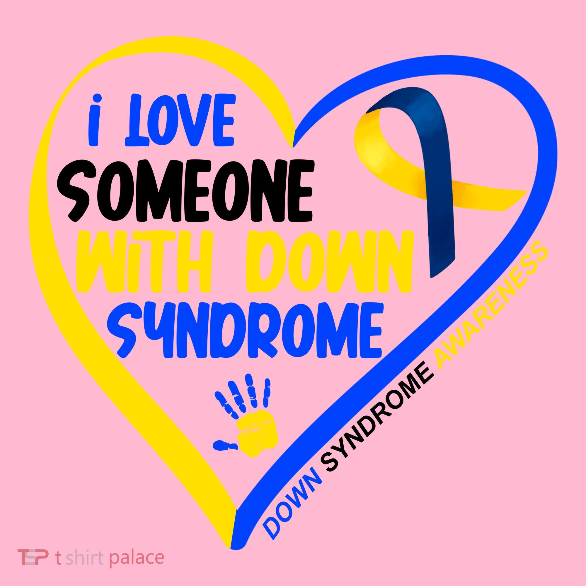 I Love Someone With Down Syndrome Awareness Kids Hoodie
