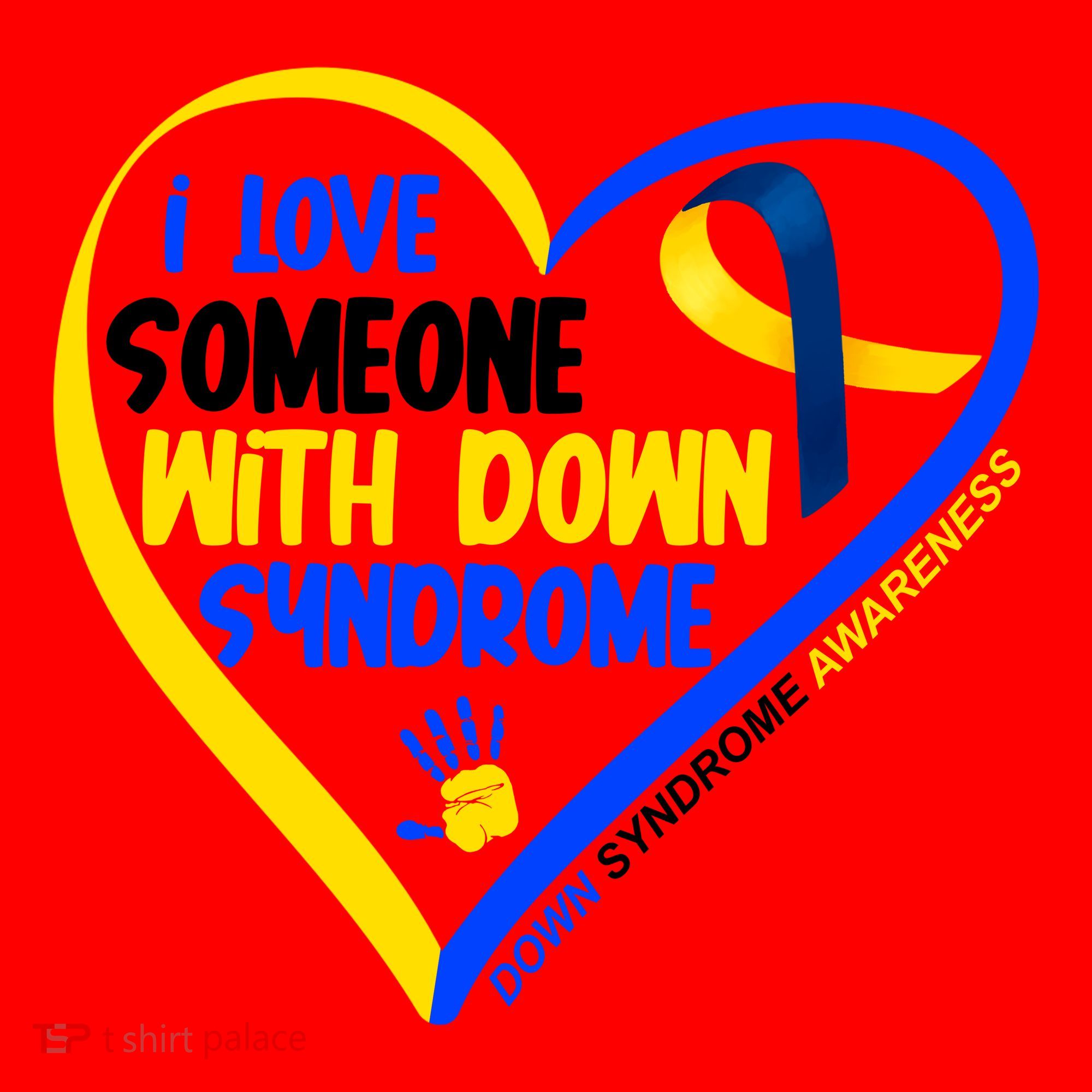 I Love Someone With Down Syndrome Awareness Santa Hat
